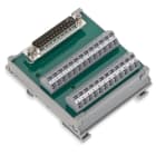 Wago Contact - Module interface SUB-D mâle 9 pôles dans boîtier support (Pour cordon nappe)