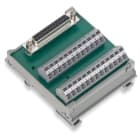 Wago Contact - Module interface SUB-D femelle 15 pôles dans boîtier support (Pour cordon soudé)