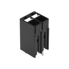 Wago Contact - Borne pour circuits imprimés THR Bouton-poussoir 1,5mm² pas3.5mm 2 pôles, noir