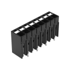 Wago Contact - Borne pour circuits imprimés THR Bouton-poussoir 1,5mm² pas3.5mm 8 pôles, noir