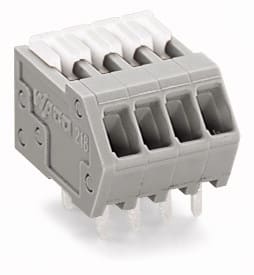 Wago Contact - Borne pour circuits imprimés Curseur d'actionnement 0.5mm² pas 2,5mm 8 pôles, ve