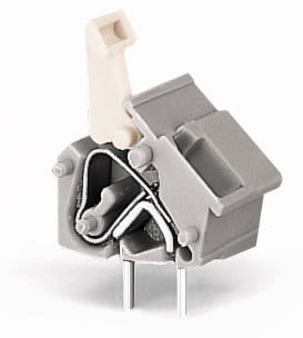 Wago Contact - Borne modulaire pour circuits imprimés Bouton-poussoir 2,5mm² pas 10/10,16mm 1 p