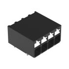 Wago Contact - Borne pour circuits imprimés THR Bouton-poussoir 1,5mm² pas3.5mm 4 pôles, noir