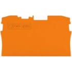 Wago Contact - TOPJOB'S Plaque d'extrémité et intermédiaire 2C / Orange