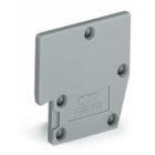 Wago Contact - Plaque intercalaire modulaires pour encliquetage sur 709-310 et 709, gris