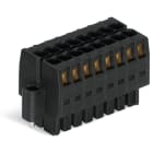 Wago Contact - Connecteur femelle pour 1 conducteur 100% protégé contre l'inversion, noir