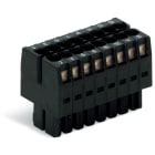 Wago Contact - Connecteur femelle pour 1 conducteur 100% protégé contre l'inversion, noir
