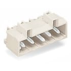 Wago Contact - Connecteur mâle détrompé / broches à souder coudée 1,2 X 1,2 MM, Sans terre avan
