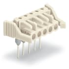 Wago Contact - Connect fem 5mm 6 p/coude long/grcl