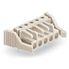 Wago Contact - Connect fem 5mm 6 p coude/gris-clair