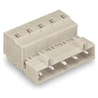 Wago Contact - Connecteur mâle détrompé / Gris clair,Pas 7,5 mm,12 pôles / Sans contact de terr