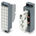 Wago Contact - Matrice de distribution de polarité 24x2 pôles / Impression verticale 1-24