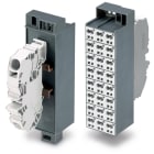 Wago Contact - Bloc du potentiel impression 1-24, gris foncé