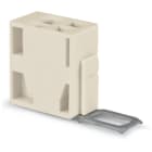 Wago Contact - Borne d'extension pour Matrice de distribution avec Contact PE. Blanc