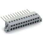 Wago Contact - Barrette a bornes traversante pour 1 conducteur,avec bride de fixation traversan