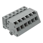 Wago Contact - Connecteur femelle coudé avec cliquet de verrouillage, 6 pôles