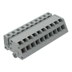 Wago Contact - Connecteur femelle coudé avec cliquet de verrouillage, 10 pôles