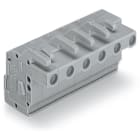 Wago Contact - Connecteur femelle coudé avec cage clamp, 11 pôles