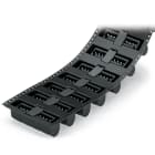 Wago Contact - Connecteur mâle THR 1.0 x 1.0 mm solder pin Droit, noir