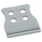 Wago Contact - Plaque de décharge de traction largeur 6 mm / gris