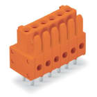 Wago Contact - Connecteur femelle THT 0.9 x 0.9 mm solder pin Droit, orange