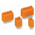 Wago Contact - Bloc de bornes pour CI / 7 pôles / Avec poussoir / Pas 3,81 mm