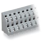Wago Contact - Barrette à bornes CI / 3 étages / 2 pôles / Pas 7,5 mm / Gris