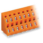 Wago Contact - Barrette à bornes CI / 2 étages / 16 pôles / Pas 7,62 mm / Orange