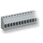Wago Contact - Barrette à bornes CI 9 pôles / 2,5 mm² / Pas 5 mm / Gris