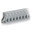Wago Contact - Barrette à bornes traversante p. CI 5 pôles, 2 broches à souder/pôle, pas 7,5 mm