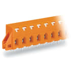 Wago Contact - Barrette à bornes traversante p. CI 5 pôles, 2 broches à souder/pôle, pas 7,62 m
