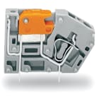Wago Contact - Borne modulaire de mesure sectionnable, support du sectionneur Orange