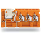 Wago Contact - Borne modulaire de mesure sectionnable 3C, support du sectionneur Orange, Pas 5,
