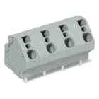 Wago Contact - Borne pour CI 4mm² pas 10mm 9 pôles, gris