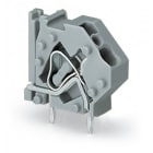Wago Contact - Borne modulaire pour circuits imprimés 4mm² pas7.5mm 1 pôle, gris clair