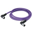Wago Contact - Câble CANopen/DeviceNet - M12 femelle coudé - M12 mâle coudé - 2m