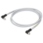 Wago Contact - Câble d'alimentation - M12 femelle coudé - M12 mâle coudé - 10m