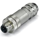 Wago Contact - Connecteur blindé ETHERNET/PROFINET - M12 mâle droit - Connexion ressort
