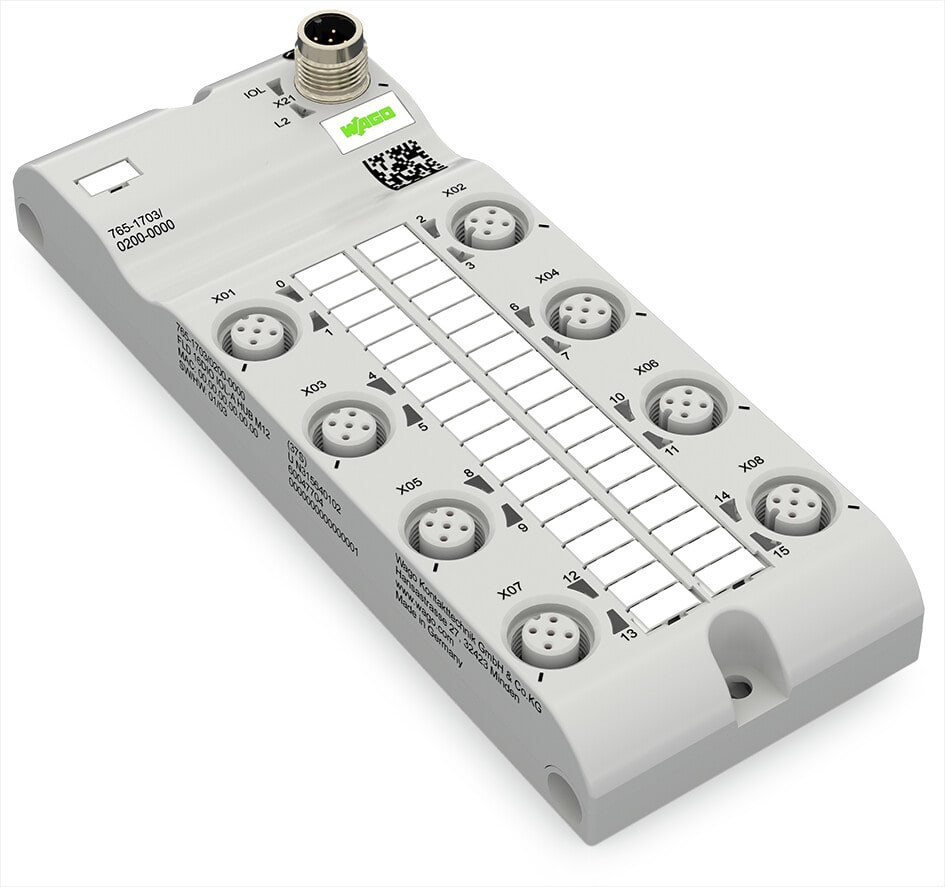 Wago Contact - Module IP67 IO-Link Cl. A 16 E/S TOR 24V 2A 8xM12