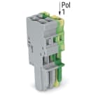 Wago Contact - Connecteur femelle pour 1 conducteur gris/ja-ve