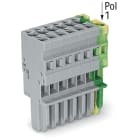 Wago Contact - Connecteur femelle pour 1 conducteur gris/ja-ve