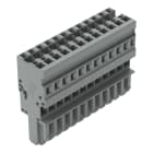 Wago Contact - Connecteur femelle 1C, Avec détrompeurs, 12 pôles /'R'=4 mm²