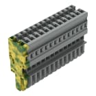 Wago Contact - Connecteur femelle pour 1 conducteur ja-ve/gris