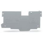 Wago Contact - Plaque d'extrémité et intermédiaire / Gris / Série 769