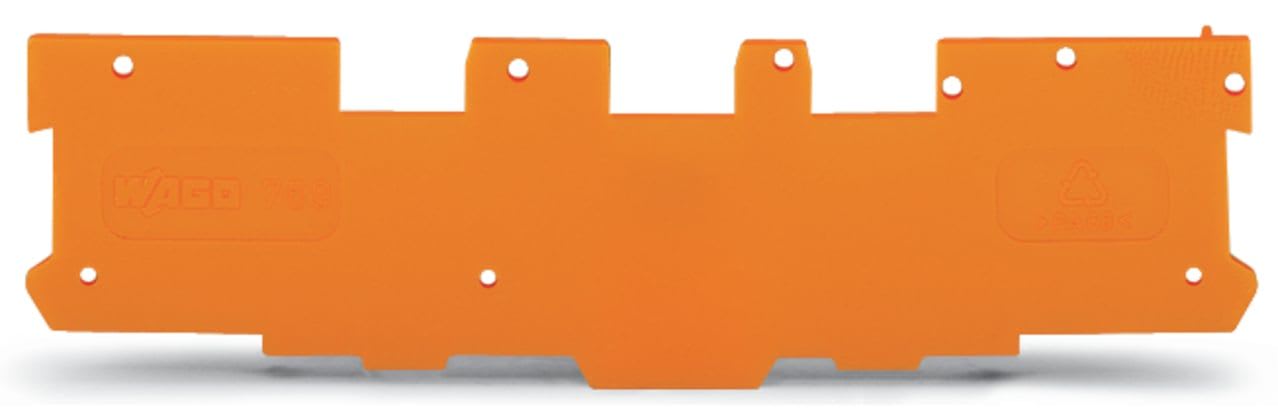 Wago Contact - Plaque d'extr.interm.1,1mm/orange