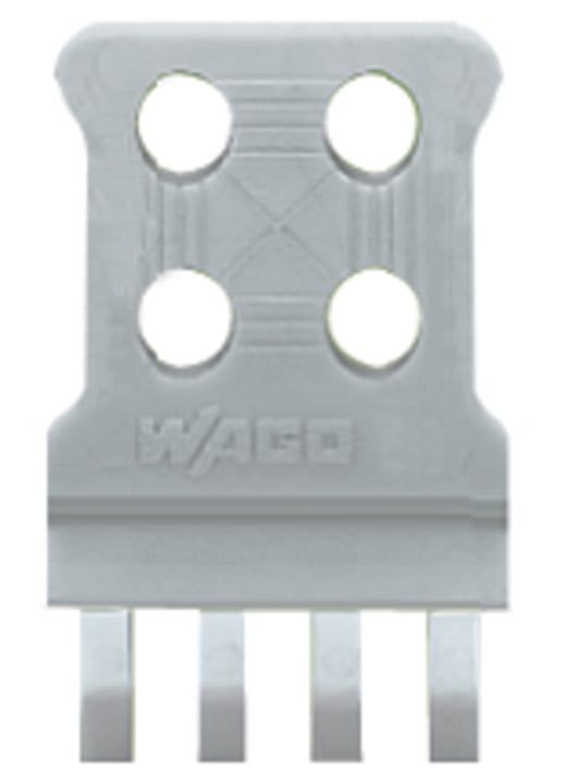 Wago Contact - Plaque de décharge de traction 4 à 5 pôles / Gris