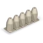 Wago Contact - Réducteur isolant de sécurité Gris clair 0,25-0,5 mm² / 5 pièces par bande