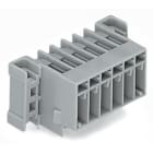 Wago Contact - Connecteur mâle THT 1.0 x 1.0 mm solder pin Coudé, gris