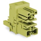 Wago Contact - Distributeur « h » 2 pôles Cod. B, vert clair