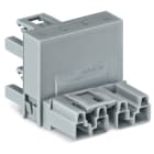 Wago Contact - Distributeur « h » 4 pôles Cod. B, gris